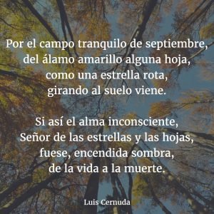 poemas de luis cernuda